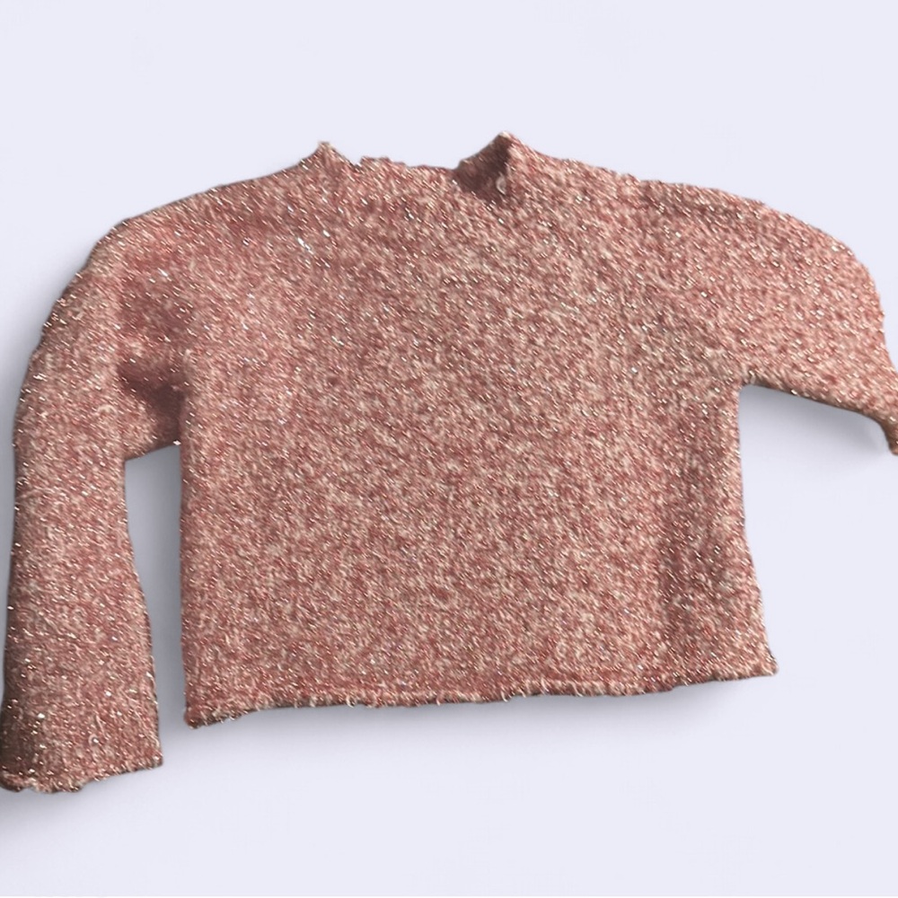 Pink Fuzzy Sweater ITS NOT ITCHY
